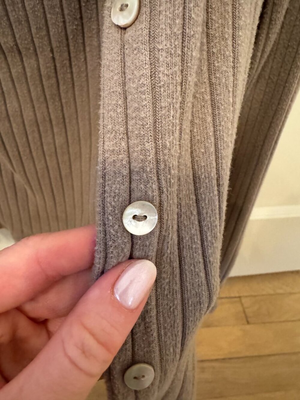 DONNI Sweater Rib Cardi - Picture 5 of 5